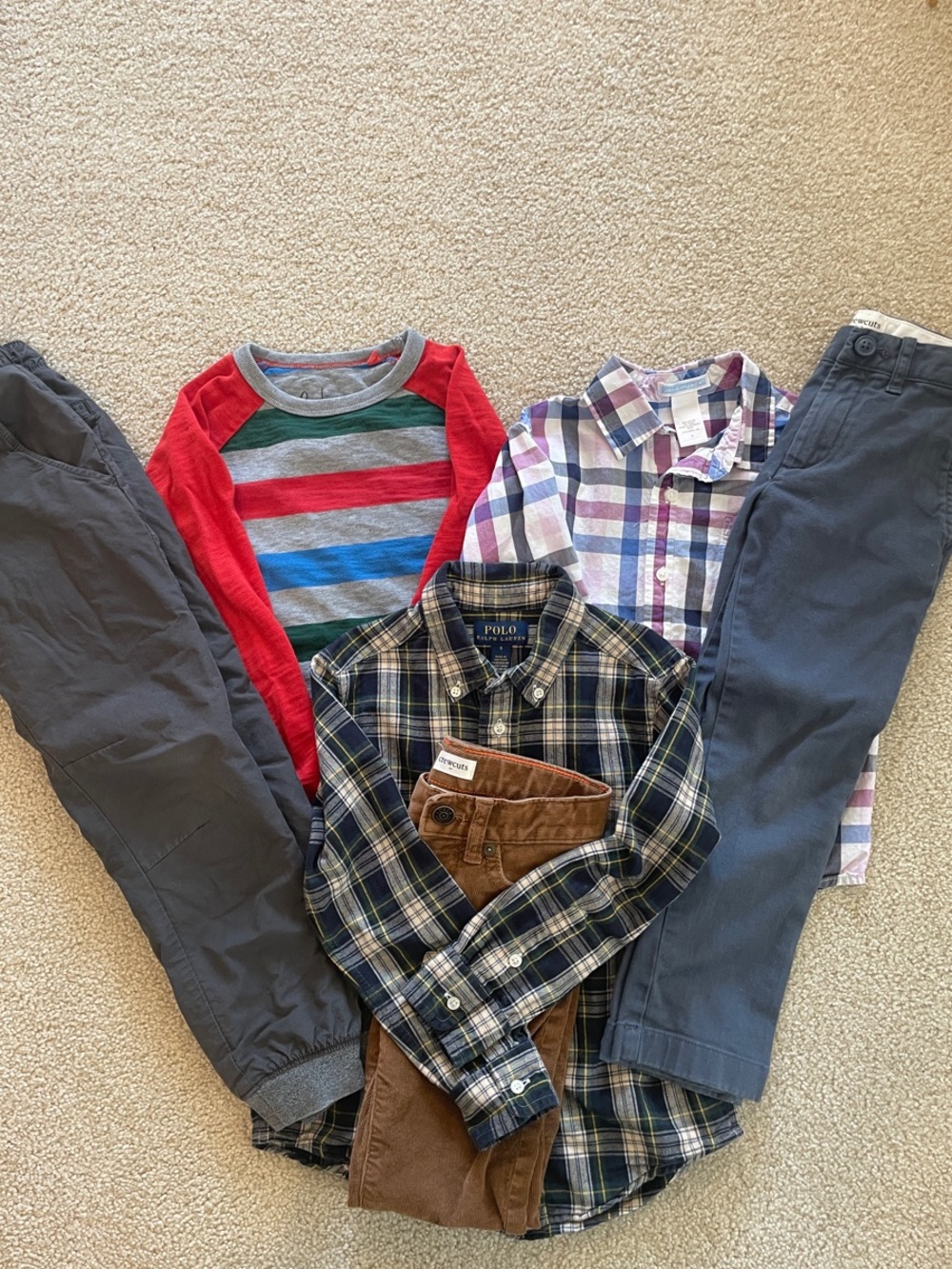 Boden, Janie and Jack, Crewcuts, Ralph Lauren Boys size 5 bundle.